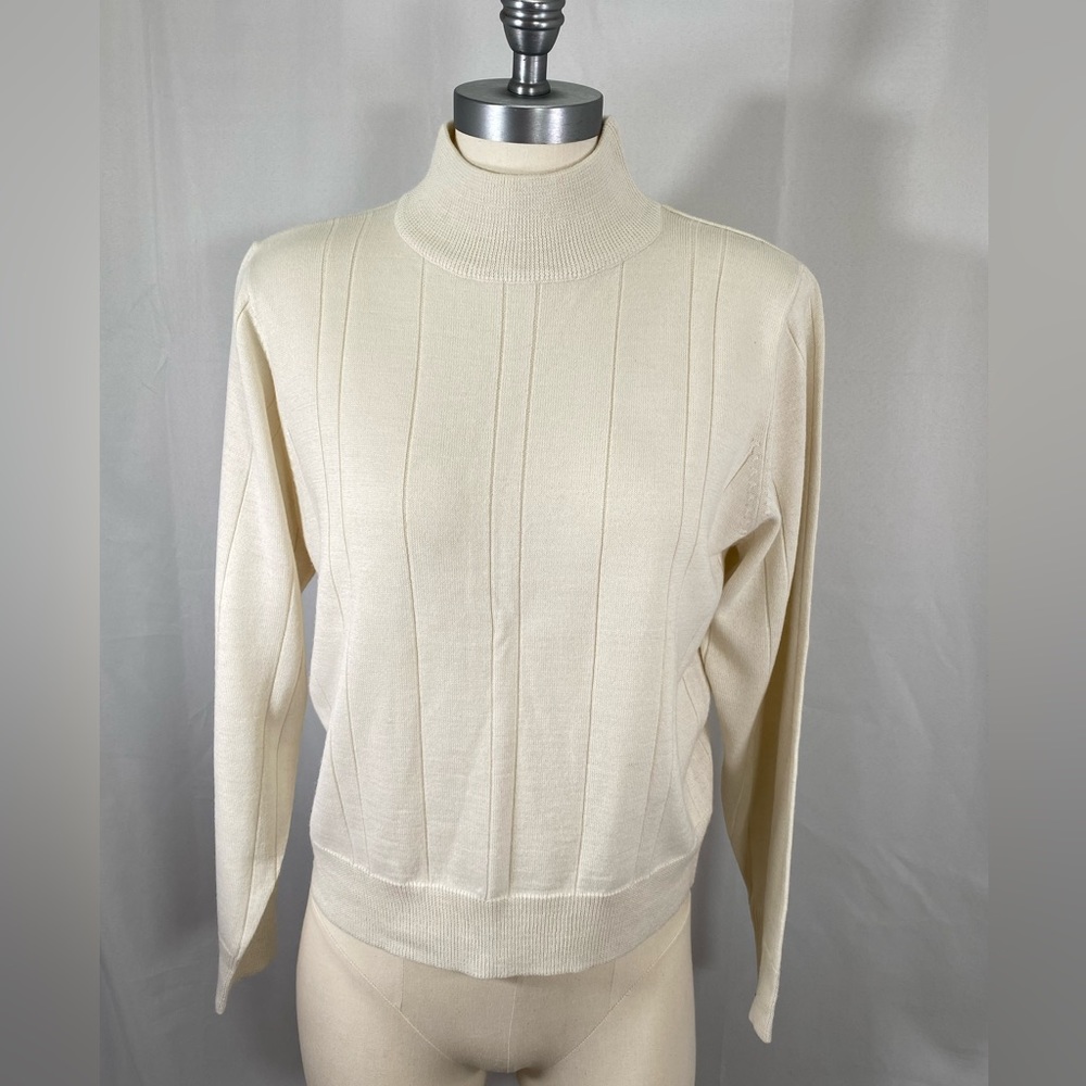 Harve Bernard Sport wool blend sweater fall classic ski getaway preppy medium